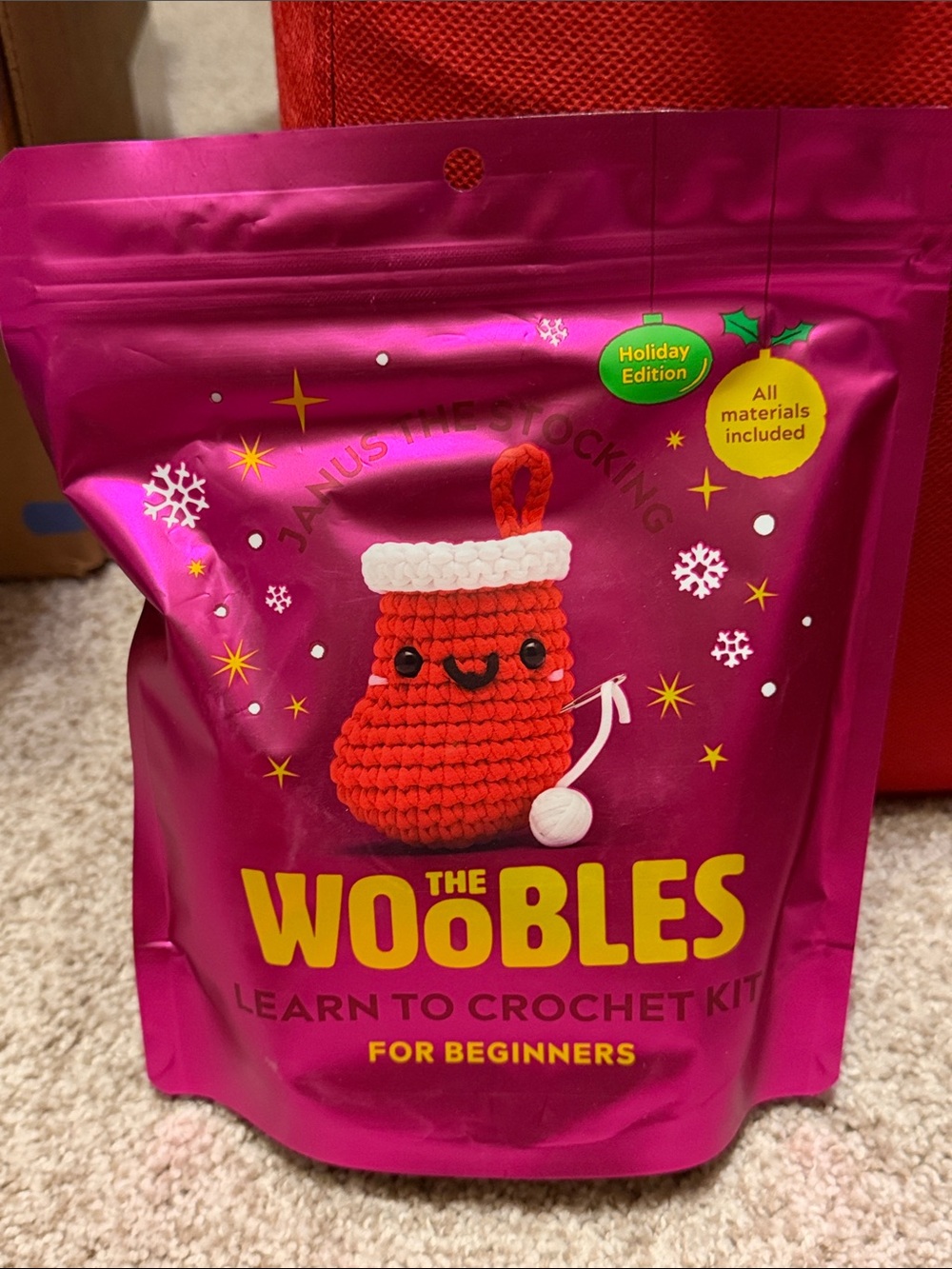 New The Woobles Janus The Stocking Limited Edition Kit